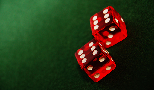 Photo of a pair of red dice