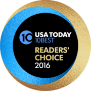 Award for USA Today 10Best Readers' Choice 2016