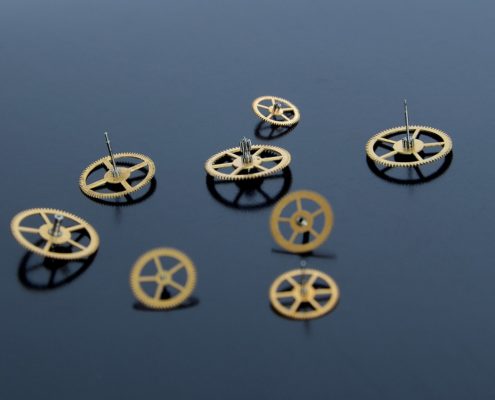 A handful of golden gears