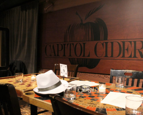 Photo of a table at Capitol Cider